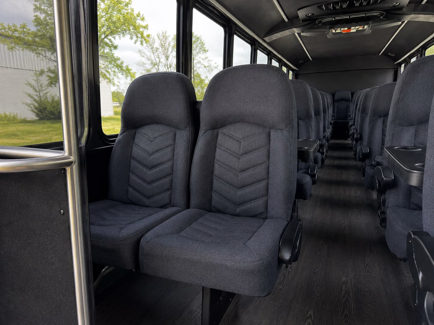 surprise 18 passenger minibus inside