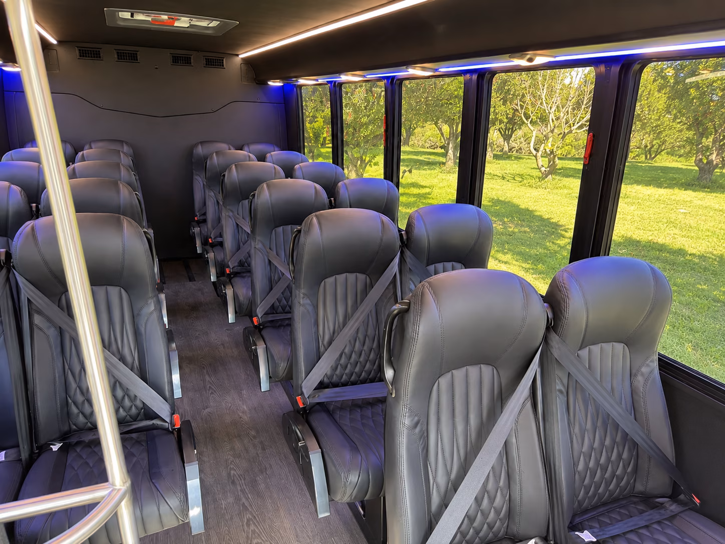 surprise 18 passenger minibus interior