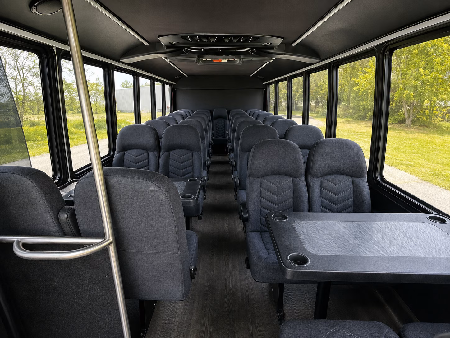 surprise 20 passenger minibus interior
