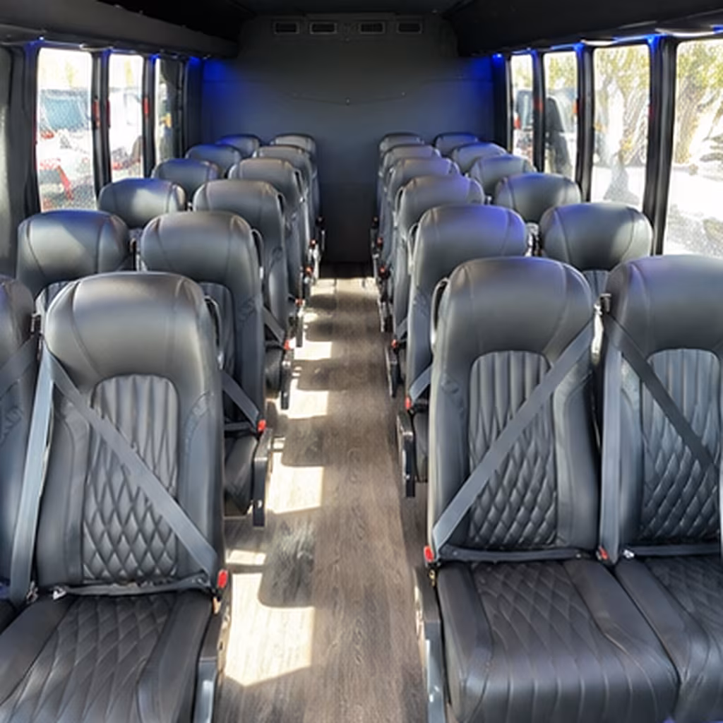 surprise 35 passenger minibus interior