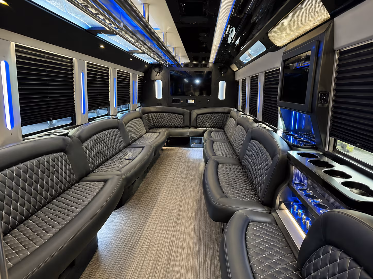 surprise concert party bus rental