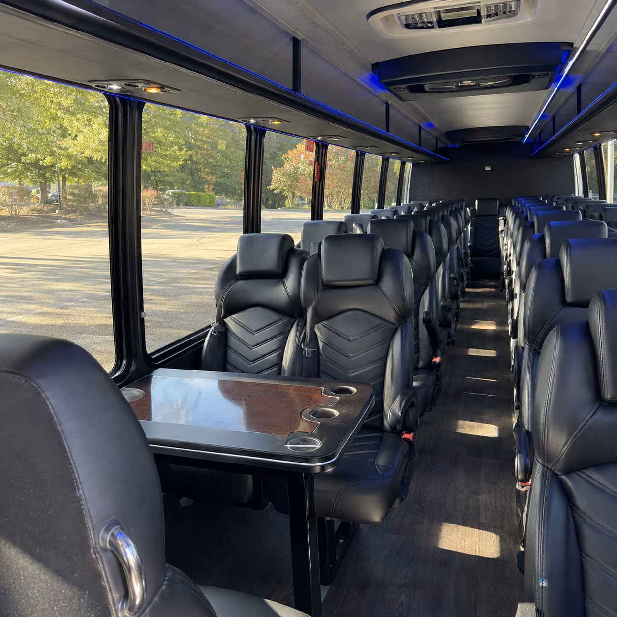 surprise event transportation onboard seating