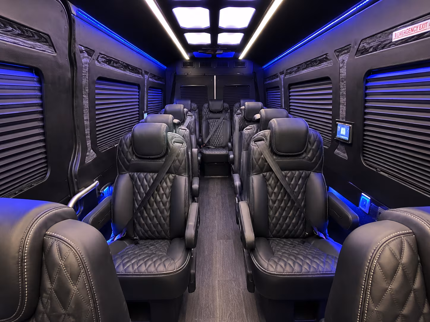 surprise sprinter van with driver interior