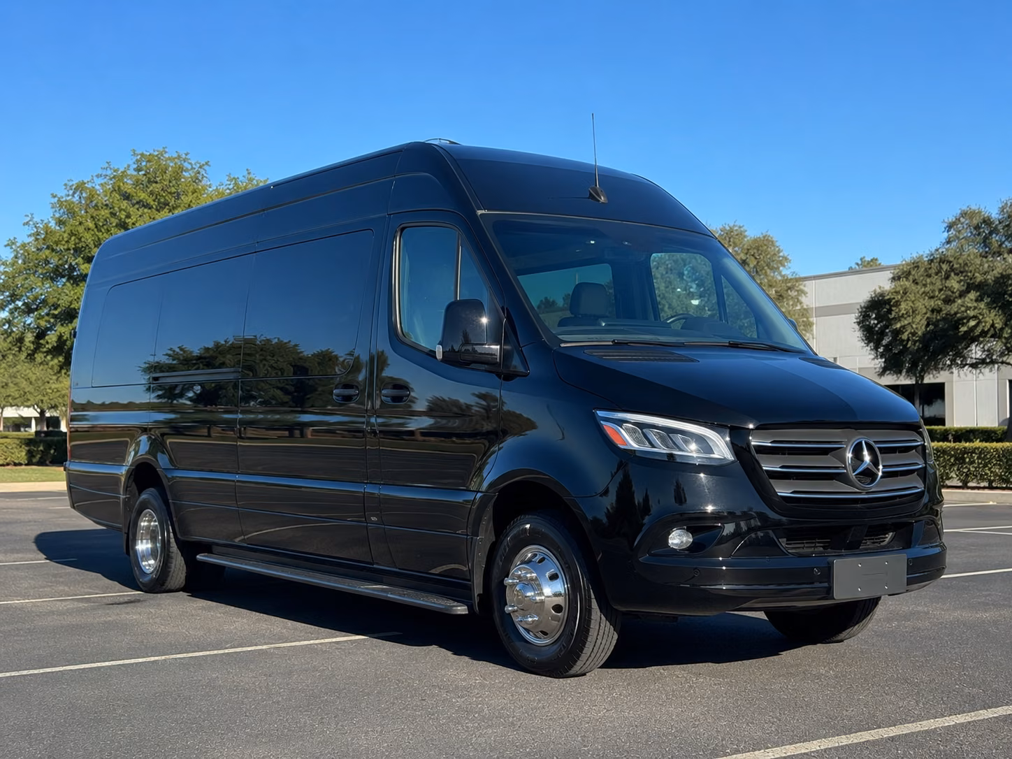 surprise sprinter van with driver