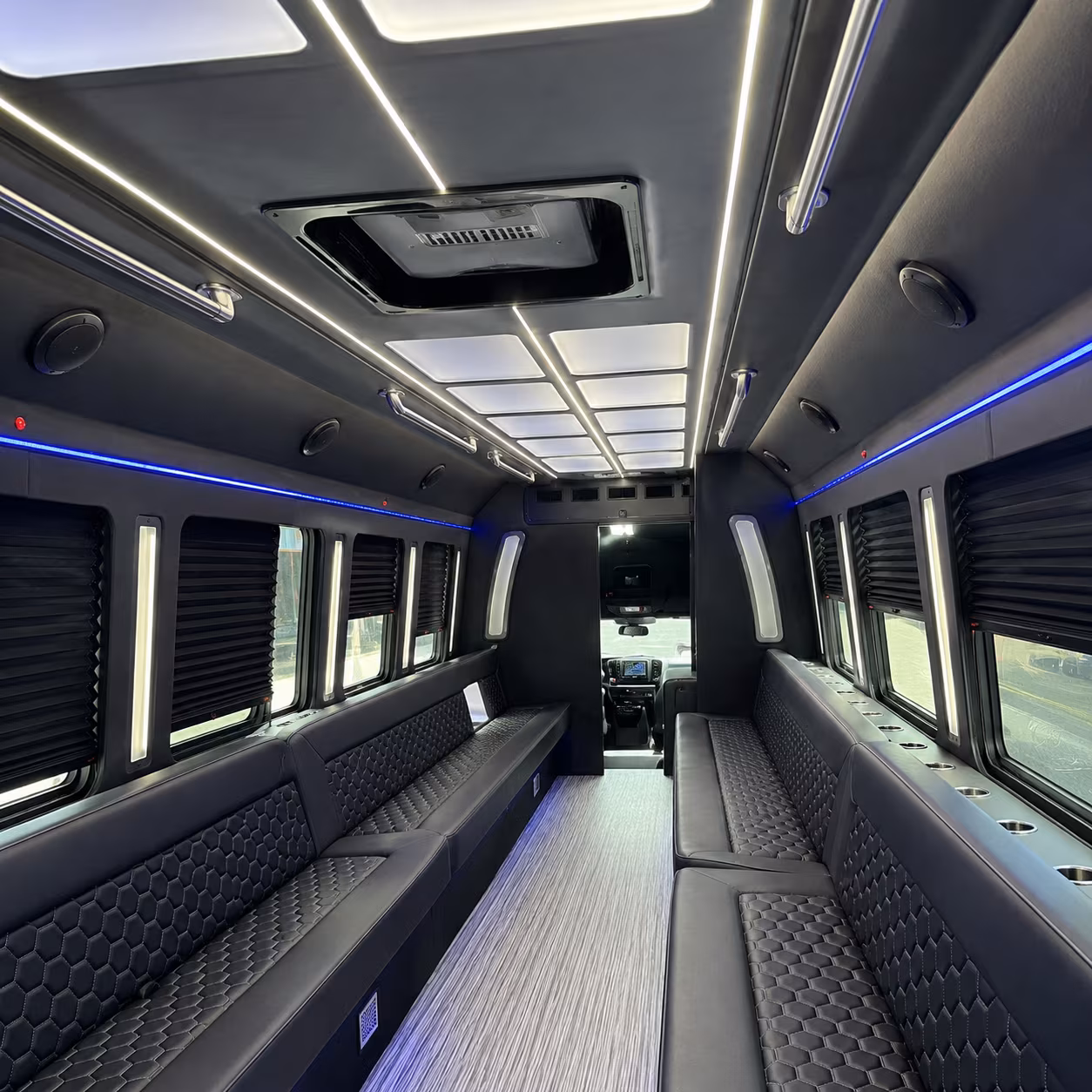 surprise wedding party bus rental